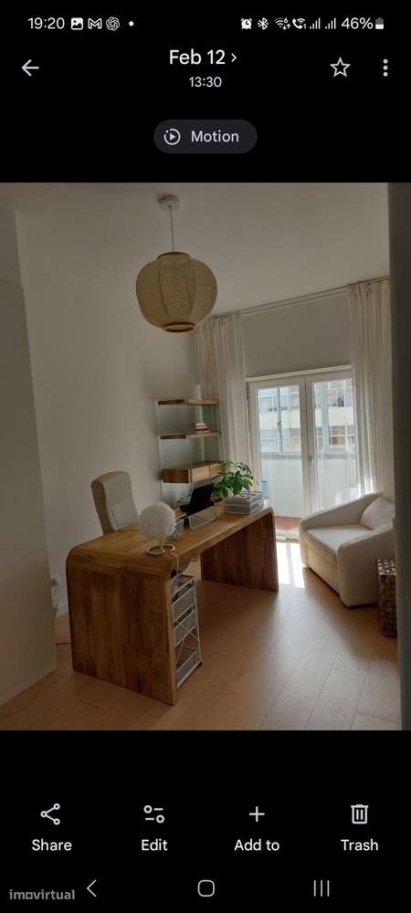 Luminoso apartamento com um quarto de casal e um escritório - Grande imagem: 4/8
