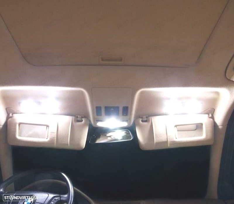 KIT COMPLETO DE 18 LÂMPADAS LED INTERIOR PARA BMW 7 SERIE E32 730I 730IL 735I 735IL 740I 740IL 750I - 3