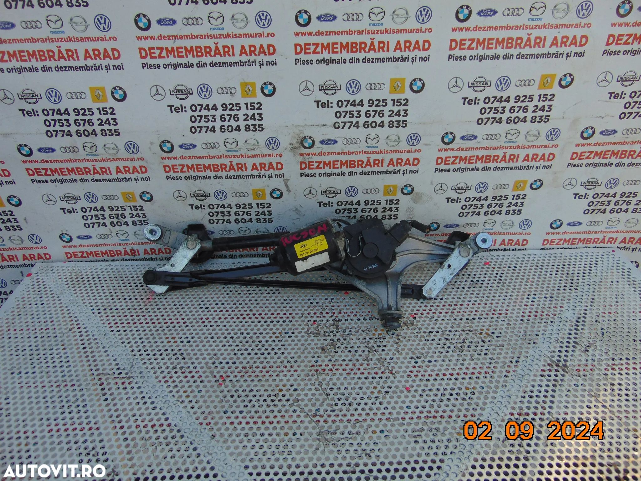 Ansamblu stergatoare hyundai Tucson 2014-2020 timonerie stergatoare fata tucson 3 - 1