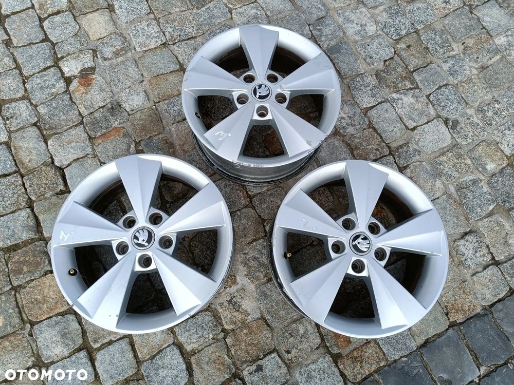 Felgi Aluminiowe 16 Skoda Octavia 3 5x112 ET46 5E0601025C Koła VW Seat Audi - 1