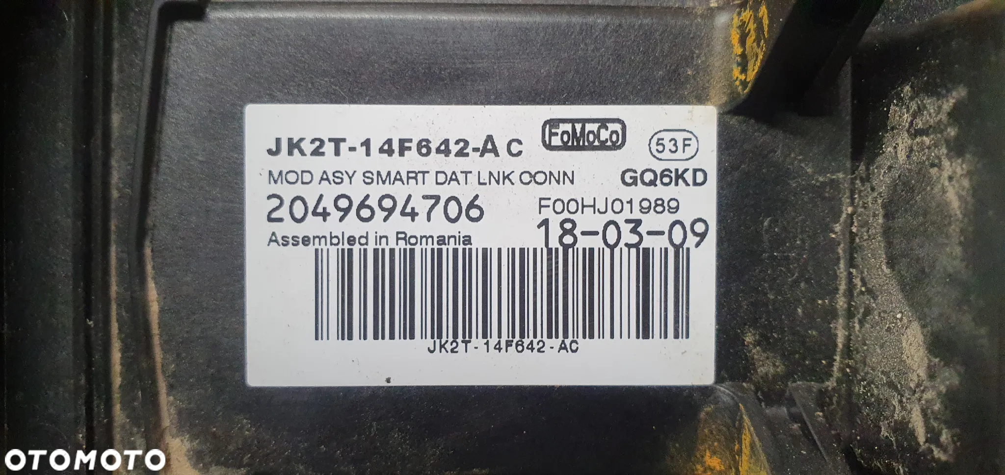 Moduł sterownik gniazdo OBD Ford Transit Custom MK8 JK2T-14F642-AC - 6