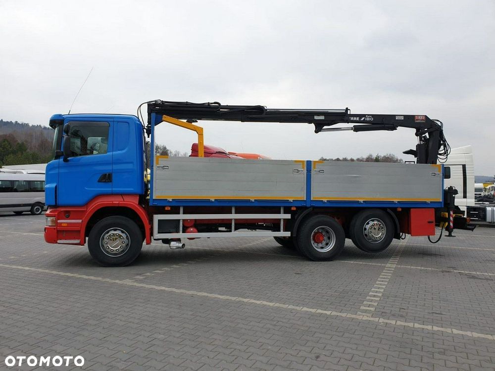 Scania R 400 LB 6x2 HDS Budowlanka Widły Oś Skrętna Super Stan - 6
