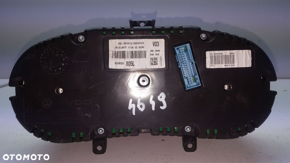 LICZNIK SEAT IBIZA IV 1.6 TDI 2012 6J0920805L EU - 2