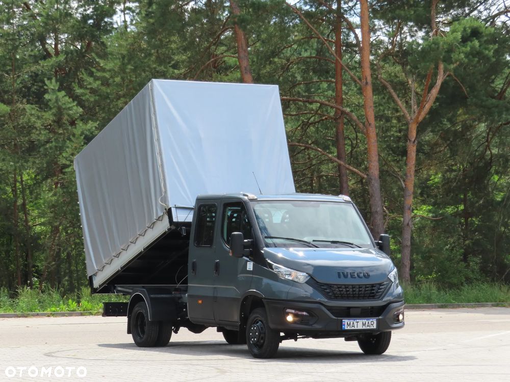 Iveco DAILY 35C16 Doka Dubel Brygadowy MIXTO 6-Cio Os.+755 Kg Ład. Wywrotka Kiper Wywrot x 3 str. 3100 mm Długość + Stelaż i Plandeka 2100 mm Wysokość Renomowanej Firmy RomCar Rozstaw Osi 3750 mm Blokada Tylnego Mostu WZMACNIANY HAK 3500 Kg 55 Tys Km Przeb. Stan Auta JAK NOWY POLECAM - 25
