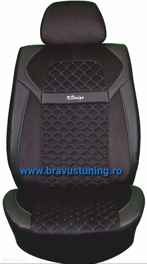 Huse scaun auto material tip ALCANTARA  Audi,BMW,Opel,Mercedes,Ford - 5