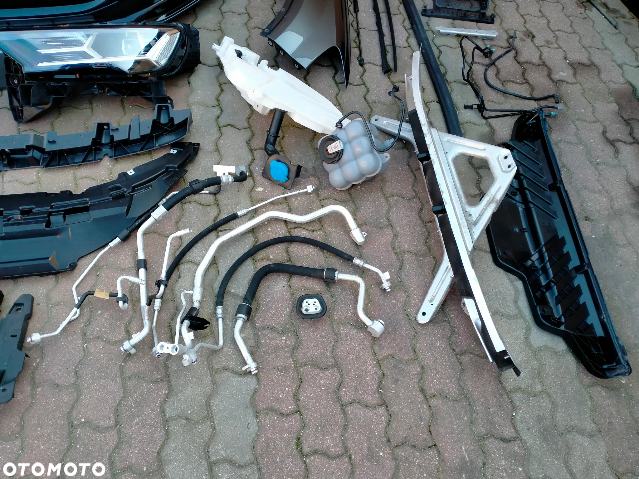 AUDI Q7 4M LIFT S-line / LZ7S / MASKA / ZDERZAK / LAMPA LAMPA / BŁOTNIK / PAS PRZEDNI PRZÓD KOMPLETNY / ORYGINAŁ - 3