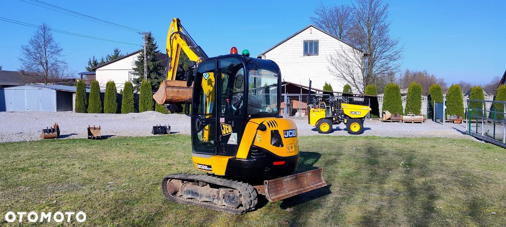 JCB JCB 8026 CTS mini Koparka 1317 MTG sprowadzona 3 łyżki szybkozłącze hydrauliczne piękny stan GOODBER 8025 - 20
