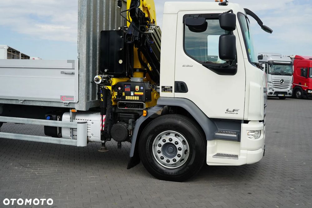 DAF / LF / 250 / SKRZYNIOWY + HDS / HYVA HB-150 / PILOT / ROTATOR - 28