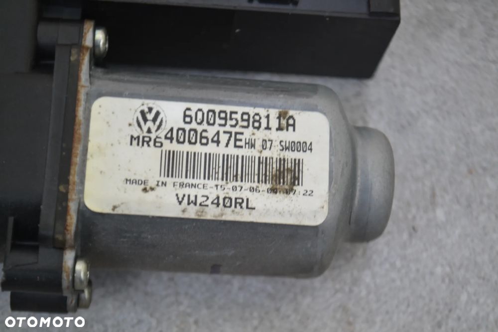 VW POLO SEAT IBIZA SKODA FABIA SILNICZEK OPUSZCZANIA SZYB ELEKTRYCZNYCH LEWY TYŁ TYLNY 6Q0959811A - 2