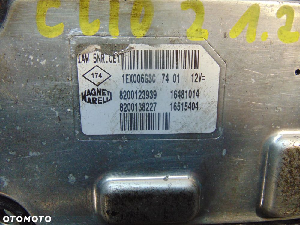 Sterownik silnika renault twingo clio 8200123939 - 2