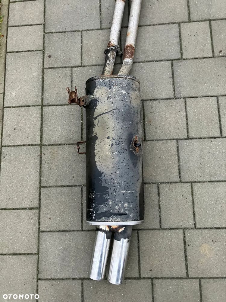 WYDECH BMW E30 TŁUMIK KOŃCOWY KOMPLETNY DWURURKA M20 R6 320i 323i 325i SWAP M50 M52 M54 SPORTOWY WYDECH FABRIKAT RAY TYP E79 L4239 DPE79-5 - 4