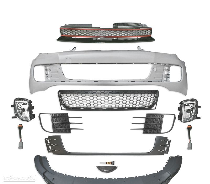 PARA-CHOQUES FRONTAL VOLKSWAGEN VW GOLF 6 08- LOOK GTI SRA - 4