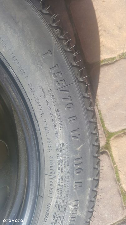 MERCEDES CLS Koło dojazdowe 155/70R17 110M ET34 - 2