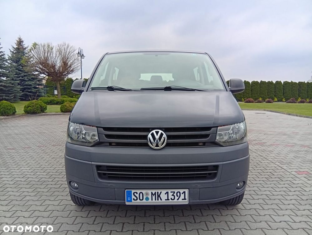 Volkswagen TRANSPORTER T5 LIFT L2H1 Long Klima Elektryka Navi Dubel Kabina Brygadówka - 2