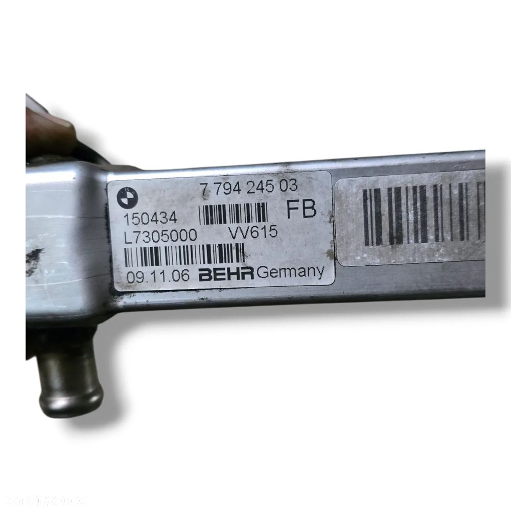 BMW E60 E61 E65 E70 E83 E90 m57 3.0 D CHŁODNICZKA SPALIN EGR TERMOSTAT 7794245 - 2