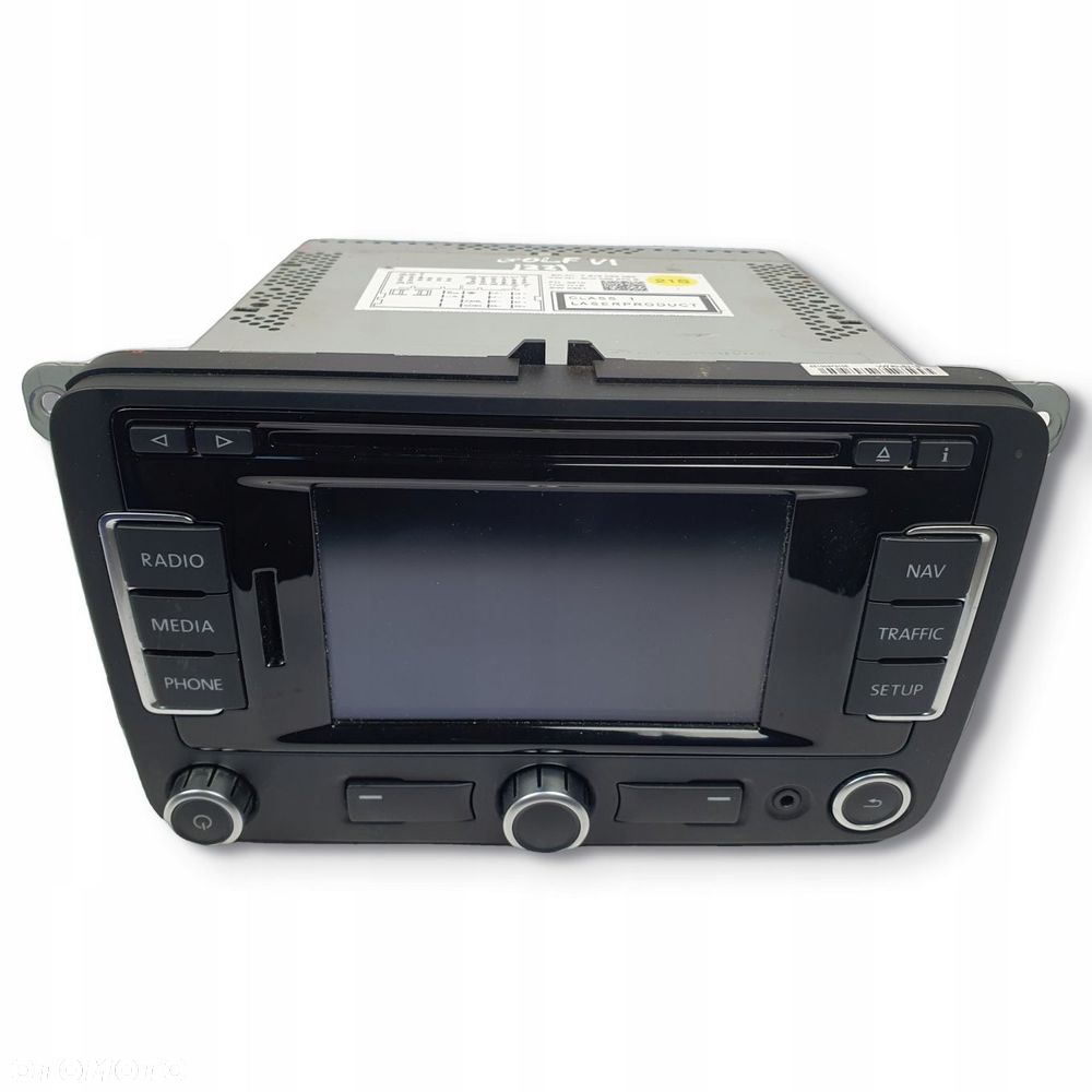 RADIO CD RADIOODTWARZACZ NAWIGACJA NAVI Golf VI Passat B6 CC 3C0035270B - 1