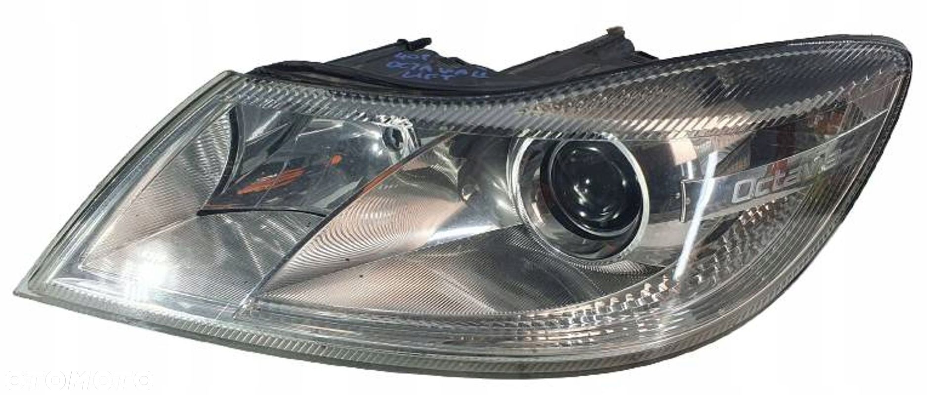 Skoda Octavia 2 II 1Z Lift 08-12 lewa lampa przednia przód reflektor € - 1