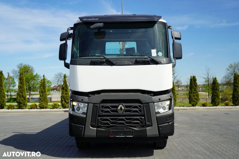 Renault C 430 / 8x4 / 7 M LIVRARE + PALFINGER 33002 HDS - ridicare: 14,5 M / CAPACITATE DE RIDICARE 9800 KG / RADIOCOMANDĂ / ROTATOARE / EURO 6 - 17