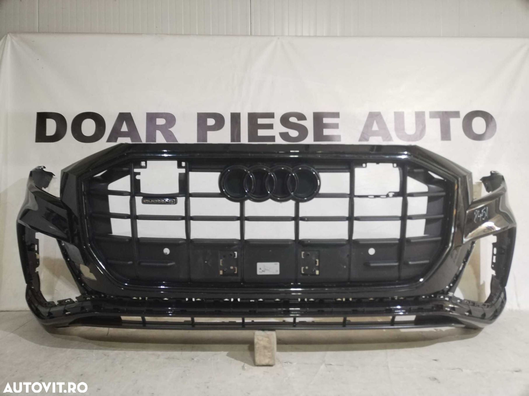 Bara fata Audi Q8, 2018, 2019, 2020, 2021, 2022, 2023, cod origine OE 4M8807437D, cu gauri pentru senzori de parcare (6). - 3