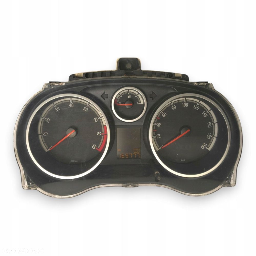 LICZNIK ZEGARY P0013312045 TP Opel Corsa D 1.2 1.4 16V Benzyna 169 777km - 8