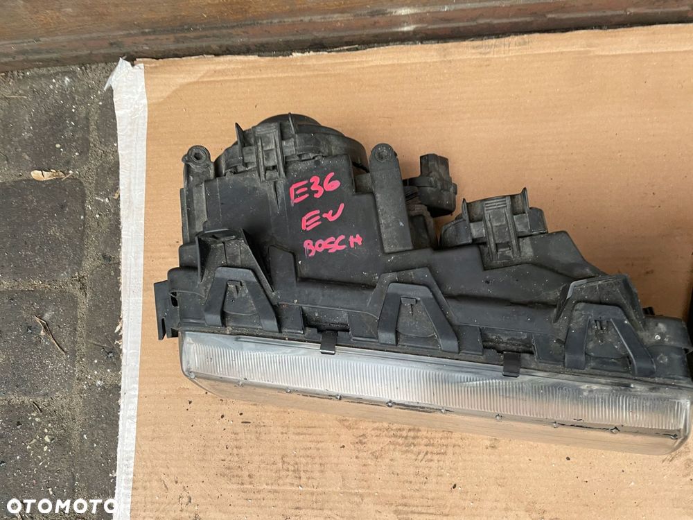 lampy przód bmw e36 coupe cabrio sedan kombi bosch soczewkowe europa - 10