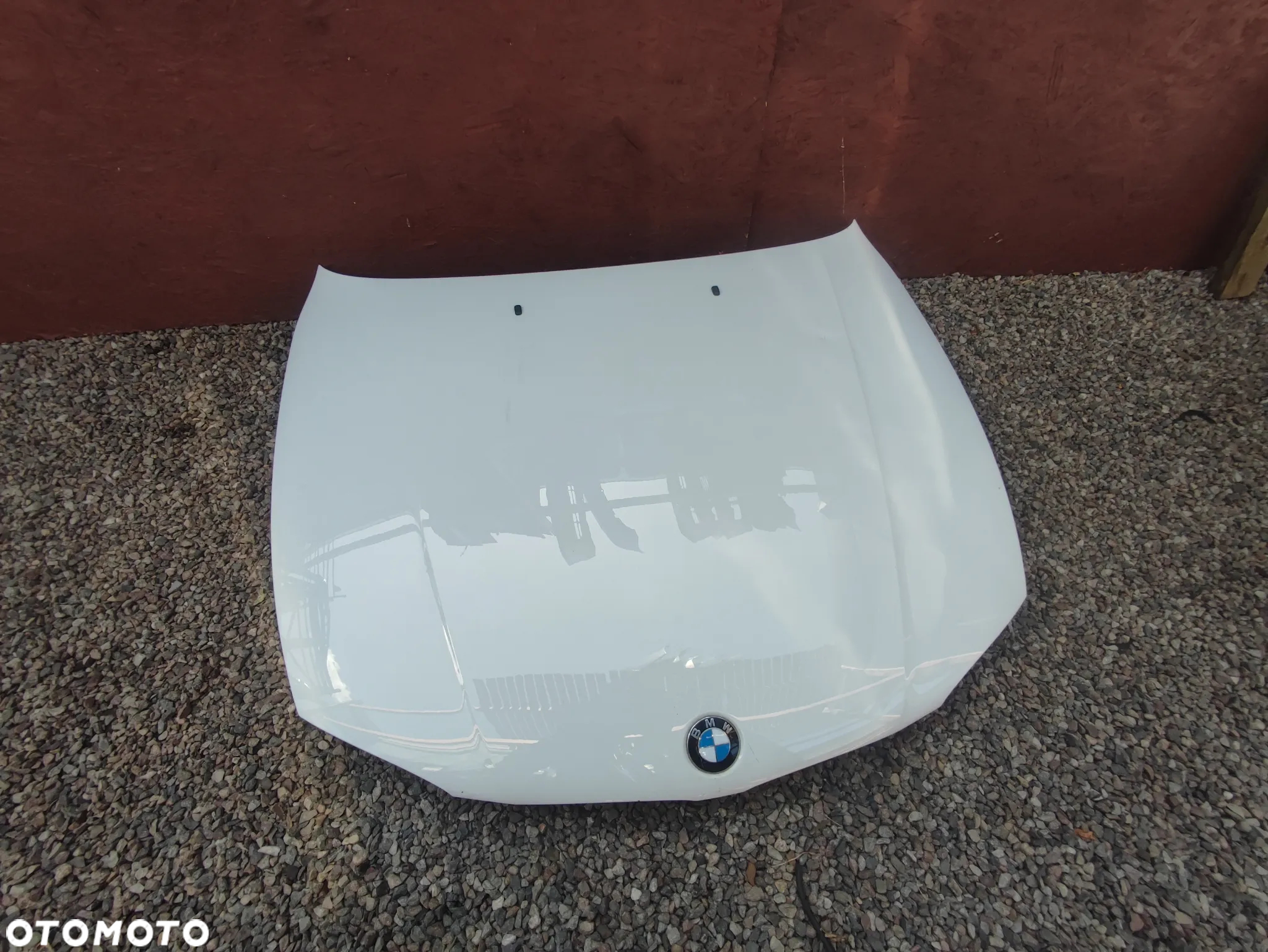 BMW E81 / E82 / E87 / E87LCI / E88  ORYGINALNA MASKA PZEDNIA / POKRYWA SILNIKA PRZÓD W KOLORZE BIAŁYM  ALPINEWEISS III O KODZIE A300 O NR. 41 62 7 162 102 / 41 61 4 415 290 / 41 62 7 134 070 OEM W DOBRYM STANIE - 17