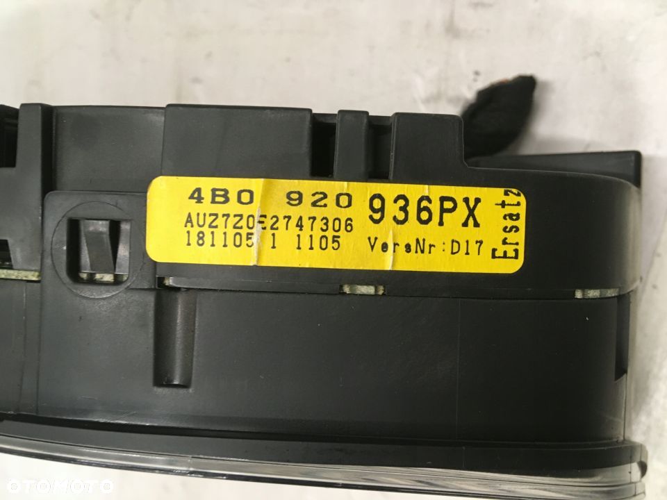 AUDI A6 C5 2.5 TDI LICZNIK ZEGARY 4B0920936PX LIFT - 3