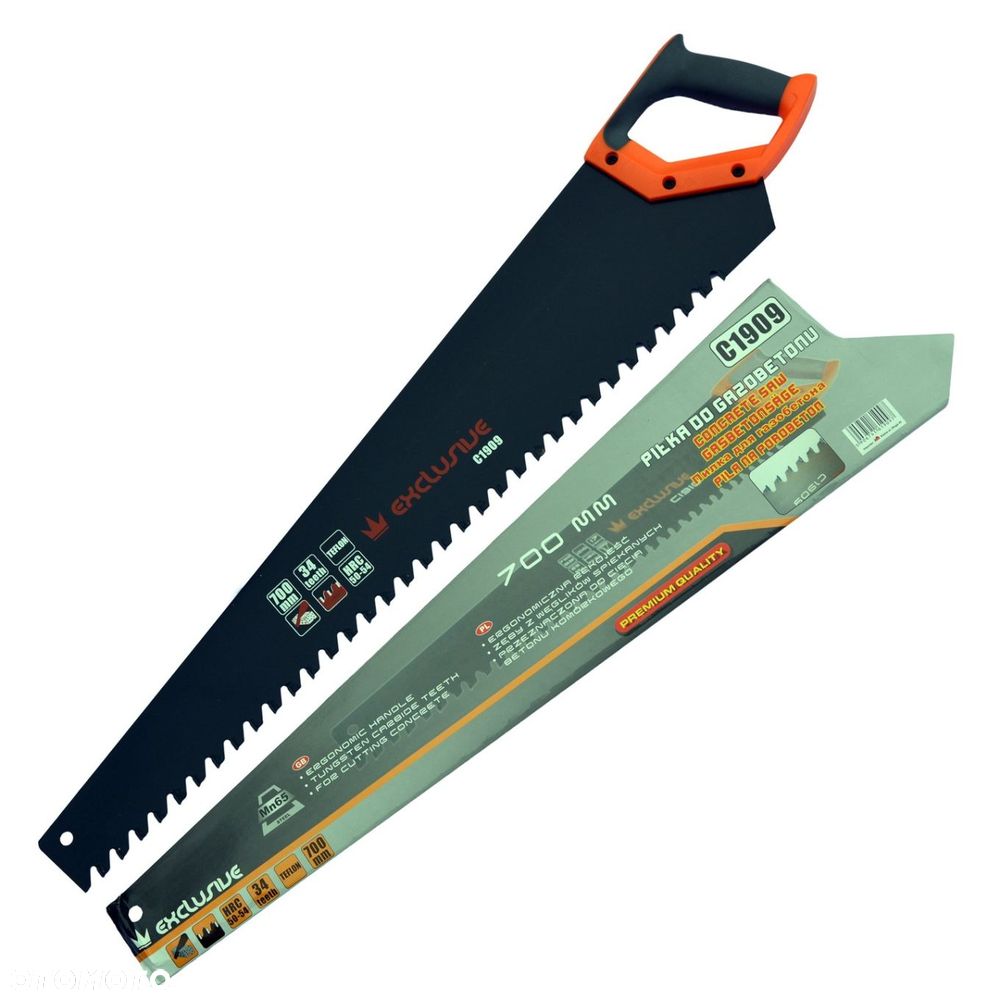 PIŁA DO BETONU KOMÓRKOWEGO 700mm TEFLON 34 zęby - 2