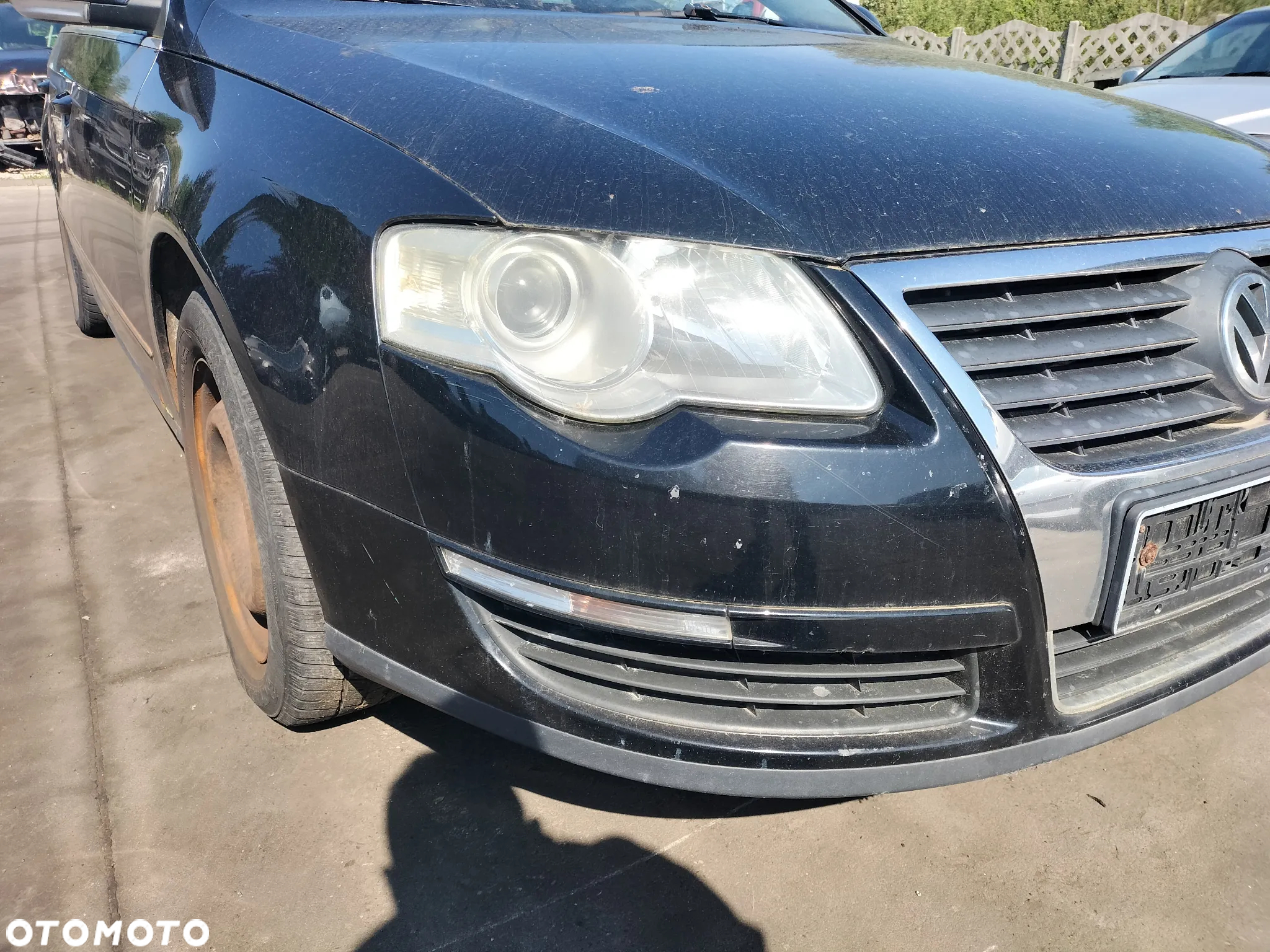 ZDERZAK MASKA BŁOTNIK PRAWY LAMPY PRZÓD PAS PRZEDNI VW PASSAT B6 2.0 TDI 05-10r - 3