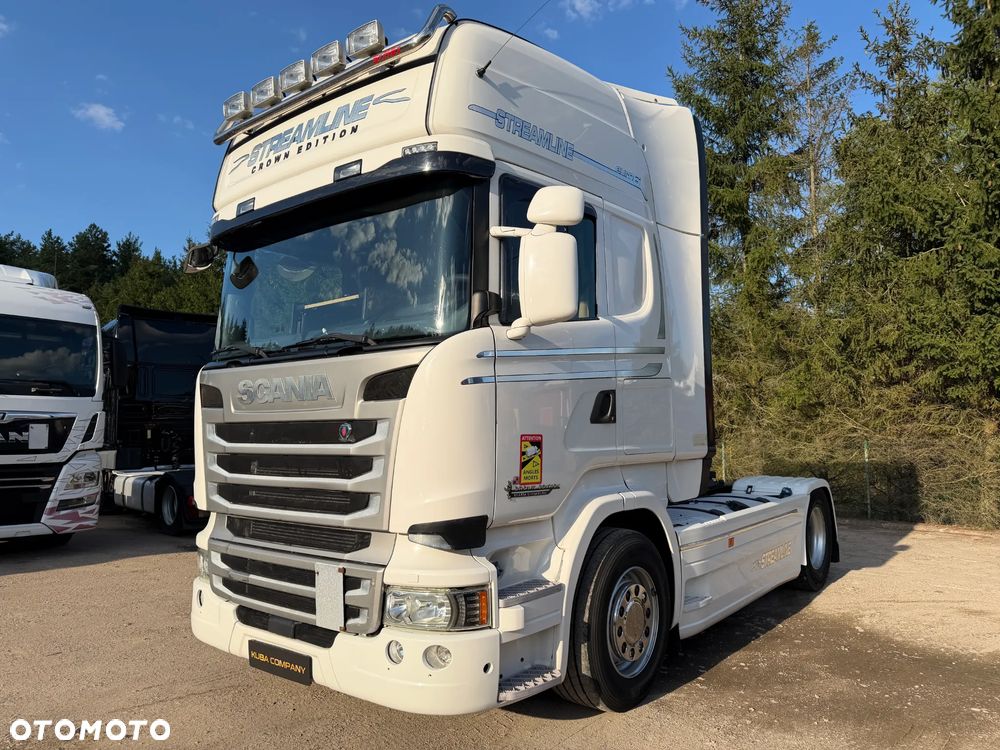 Scania R450 CROWN EDITION / HYDRAULIKA DWUOBWODOWA + 2 ZBIORNIKI PALIWOWE / RETARDER / LAMPY LED / TACHOGRAF NOWEJ GENERACJI GEN2v2 / FULL SPOJLERY / PIĘKNA SCANIA 2017 ROK !! - 20