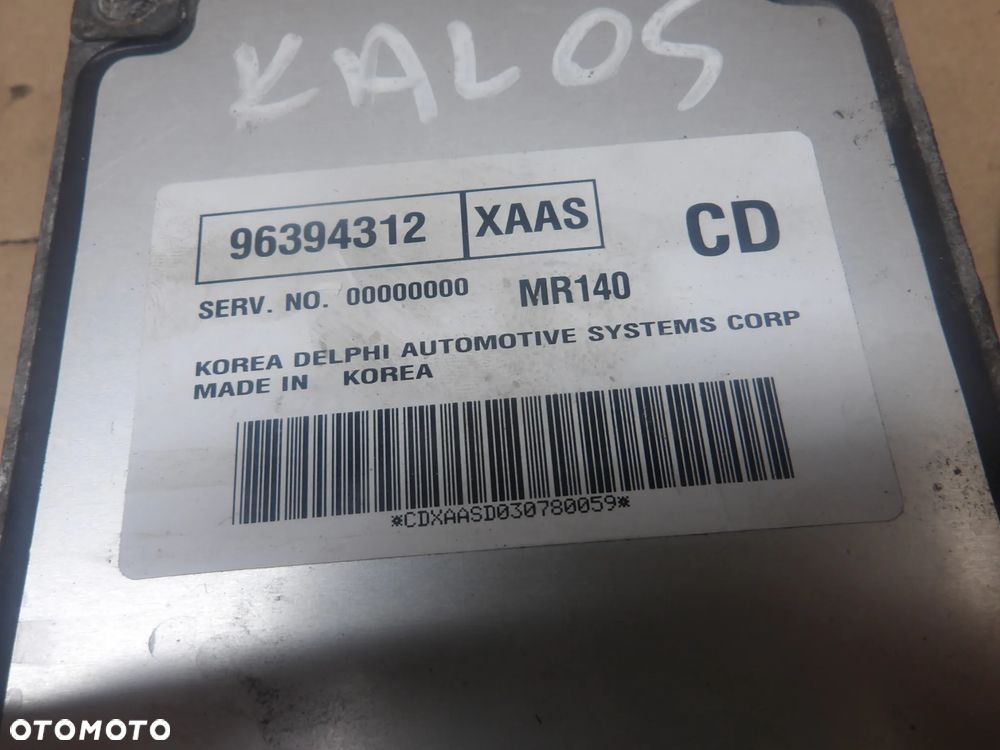 DAEWOO KALOS 1.4B MODUŁ STEROWNIK SILNIKA 96394312 - 8