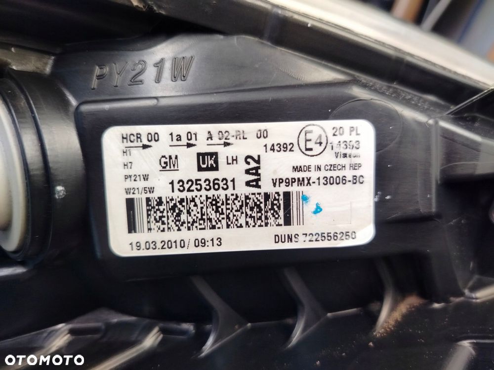 opel astra j lift 12r- reflektor lampa prawy przód prawa przednia led - 13