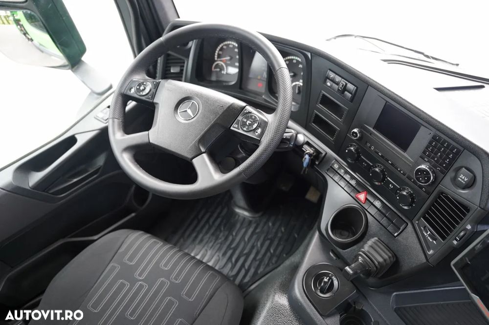 Mercedes-Benz AROCS 1835 / 4x4 / LIVRARE + HIAB 162 ES-3 HDS / RADIOCOMANDĂ / ROTATOARE / FURCĂ / EURO 6 - 31