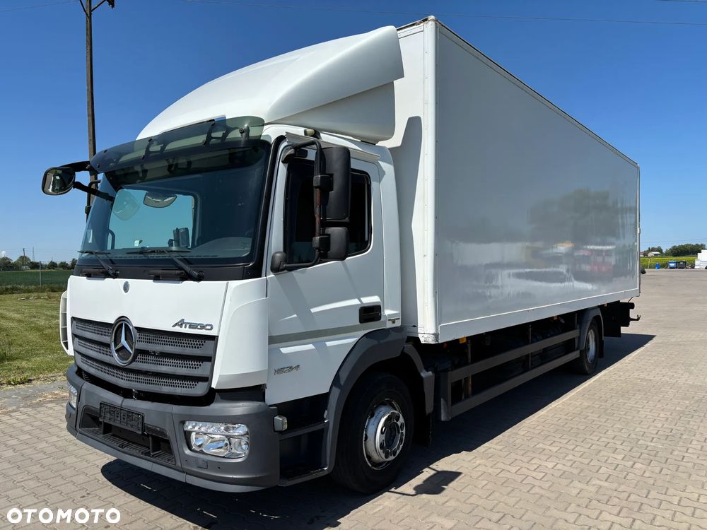 Mercedes-Benz ATEGO 1524  EURO 6 (1527, 1530) kontener z windą , kabina przeedłużana  z łóżkiem składanym - 1