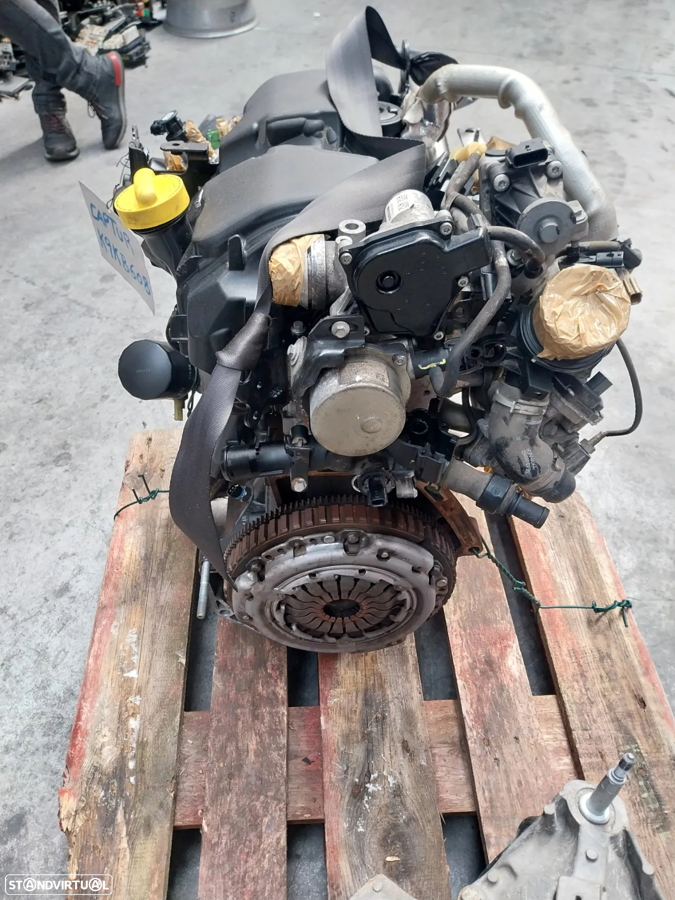 Motor Renault Captur 1.5 dci 2015 Ref: K9K B 608 - 4