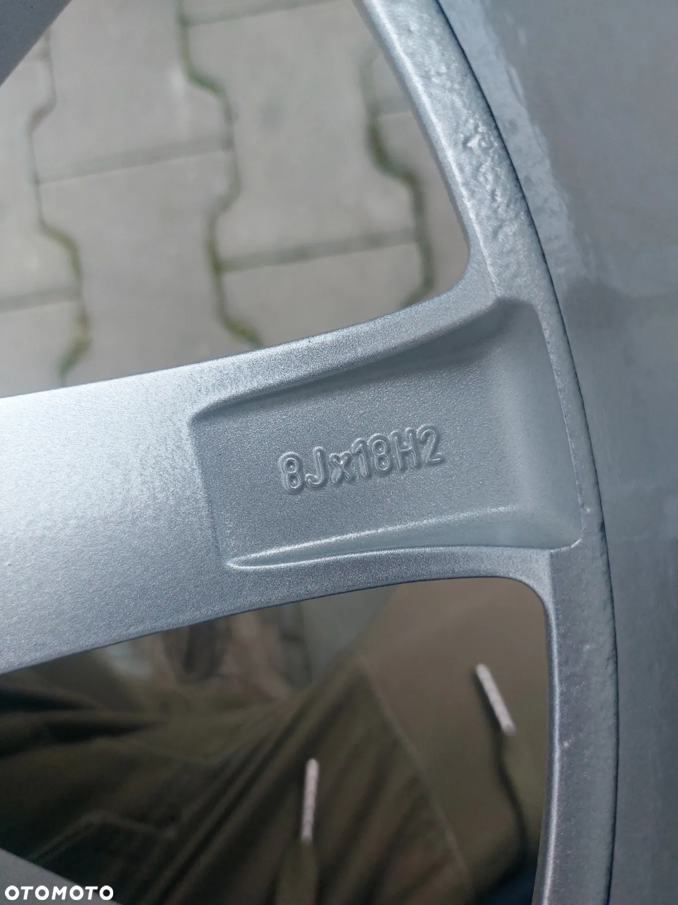 JAGUAR S-TYPE XF FELGI ALUMINIOWE R18 8J ET59 5X108 ORYGINAŁ PROSTE ODŚWIEŻONE BBS - 6