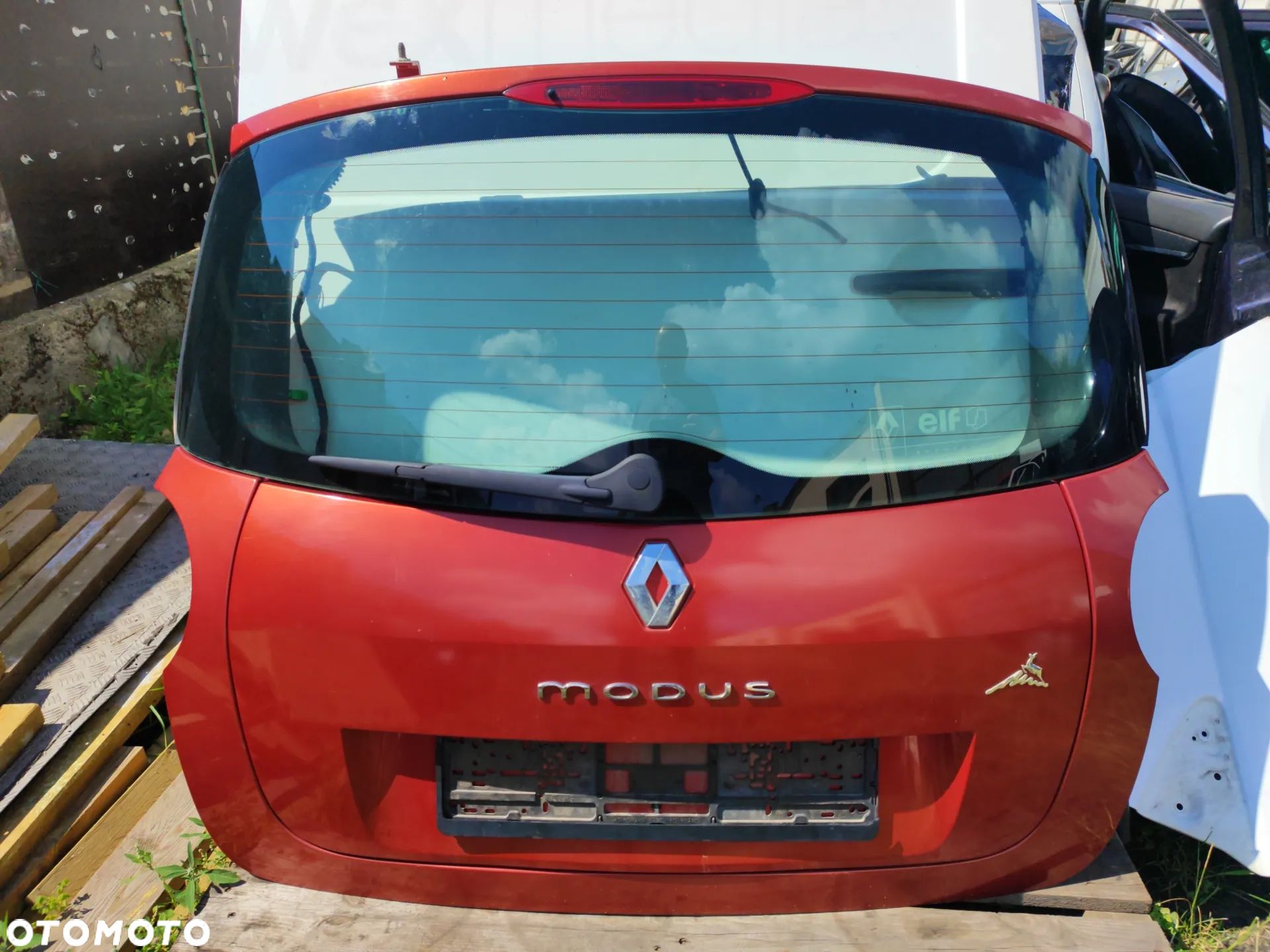 klapa tył bagaznika kompletna otwierany dół klapy kod TEB76 do RENAULT Modus 04-08r - 1