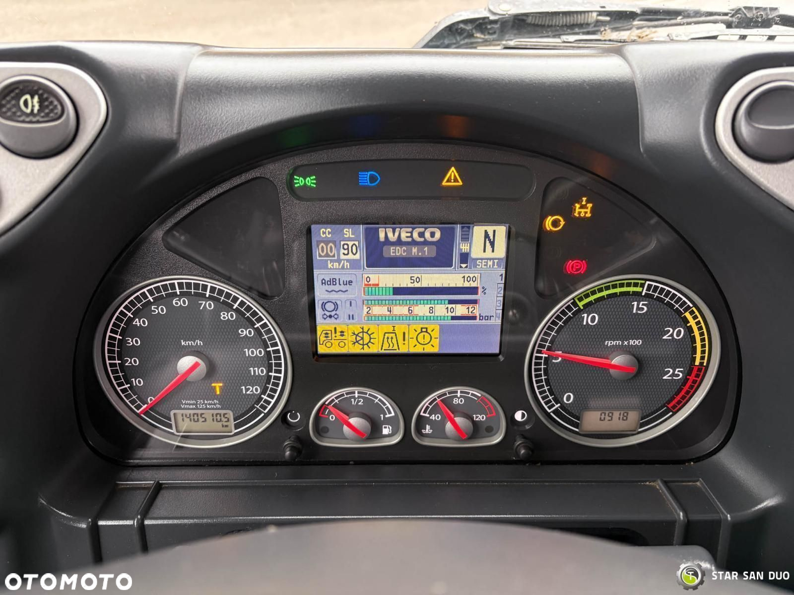 Iveco STRALIS AS320S50Y 8x2 HMF 8520-0K6 FLY JIB HDS Żuraw Wciągarka - 17
