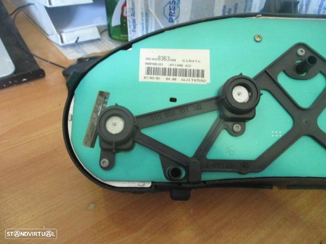 Quadrante 9648836380 PEUGEOT 206 2003 1,9D KM/H DIGITAL PEUGEOT 206 VAN 2005 1.9D 70CV 3P BRANCO KM/H  DIGITAL - 3