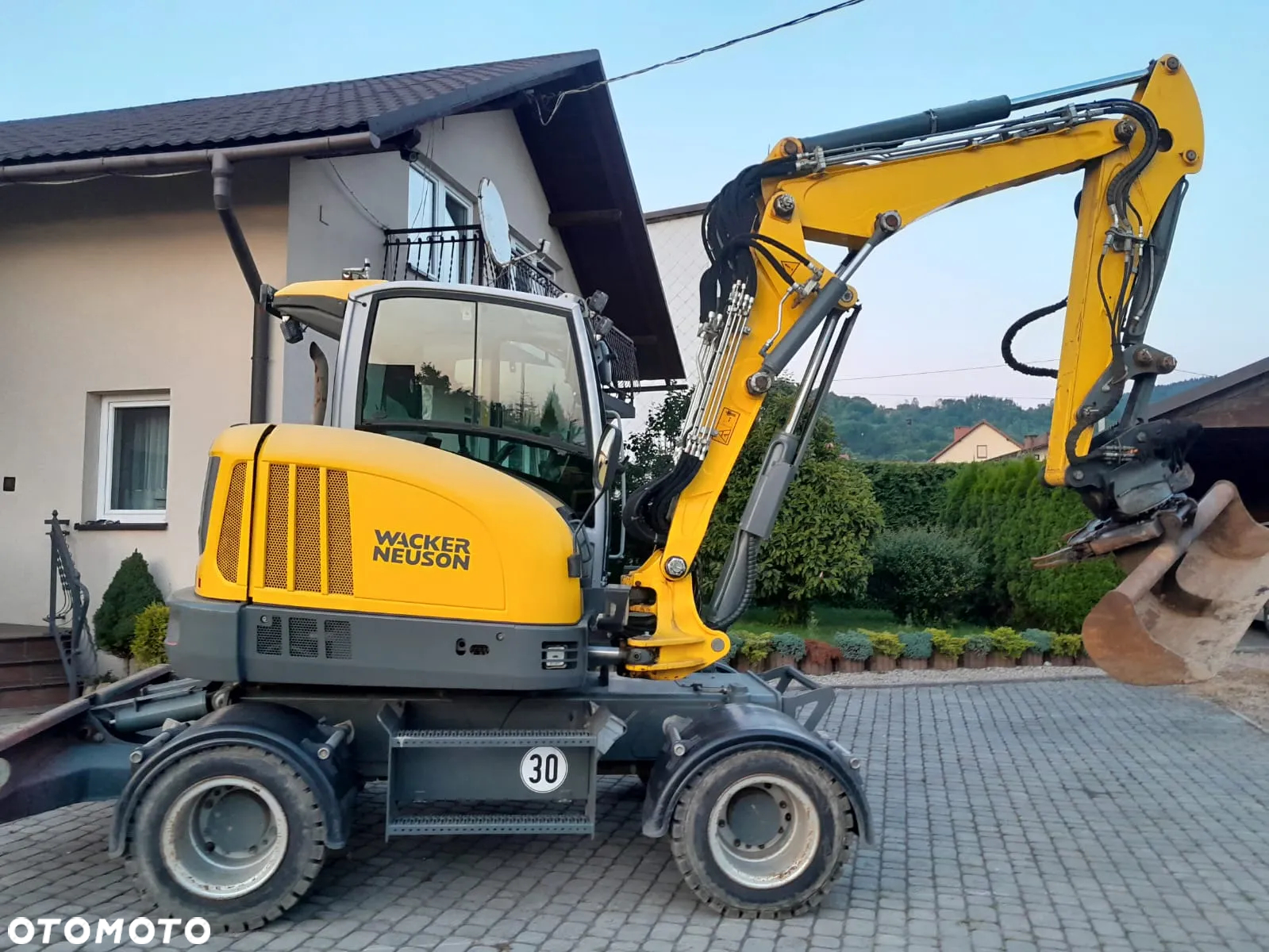 Wacker Neuson EW65 2018r 3062mtg. głowica obrotowa ze szczypcami, KLIMA - 7