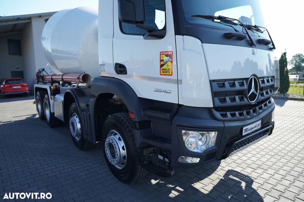 Mercedes-Benz AROCS 3240 / 9M3 BETONIERĂ / 8x4 / BETONIERĂ / SCHWING STETTER / 100% ANVELOPE - 6