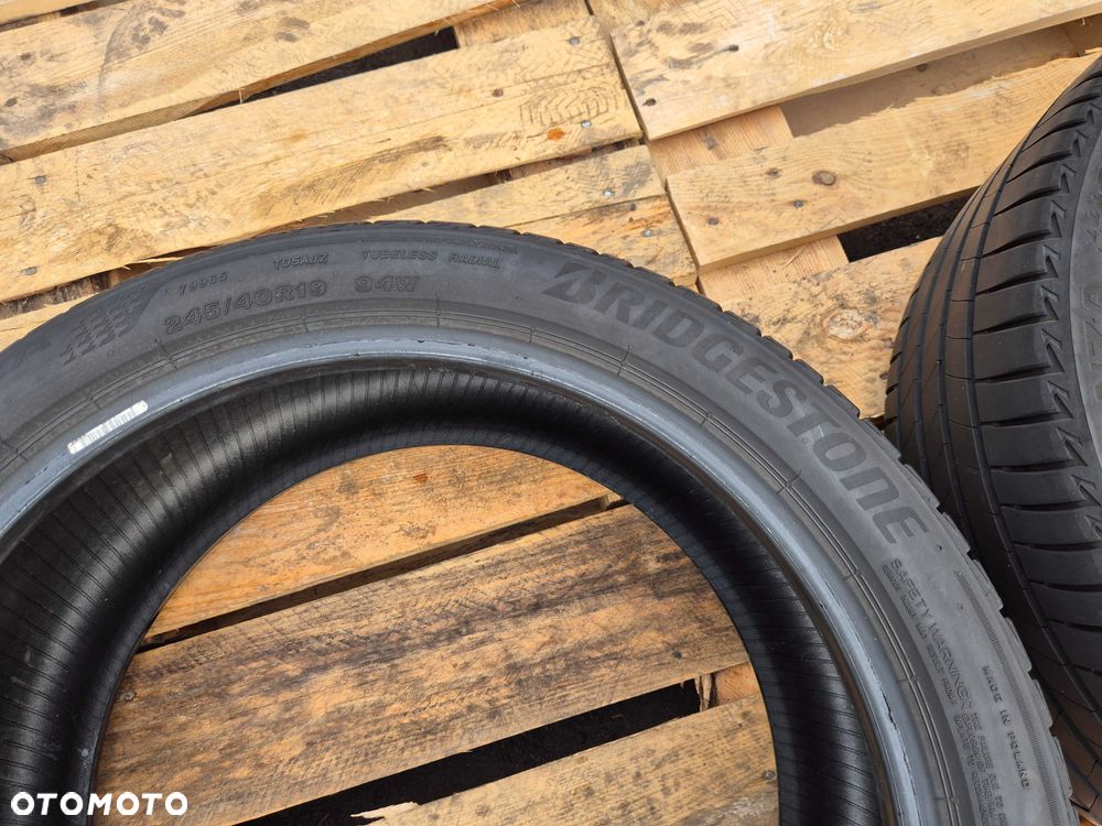 Dwie Opony LATO Letnie 245/40 R19 BRIDGESTONE TURANZA T005 20r - 7