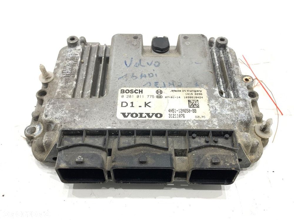 KOMPUTER SILNIKA  VOLVO V50 (545) 2003 - 2012 1.6 D 80 kW [109 KM] olej napędowy 2005 - 2012 - 1