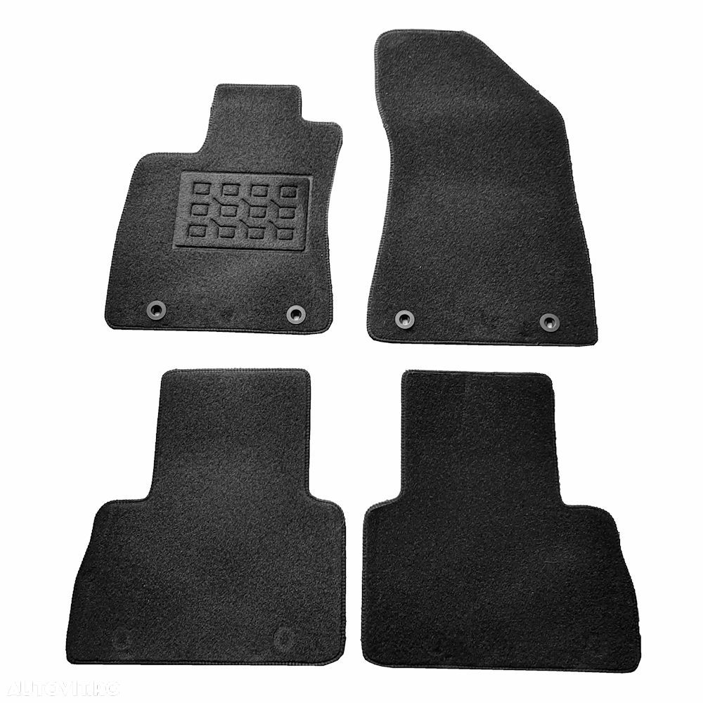 Covorase mocheta Mg ZS Ev Lf 2019-> prezent, Negre, set de 4 bucati - 1