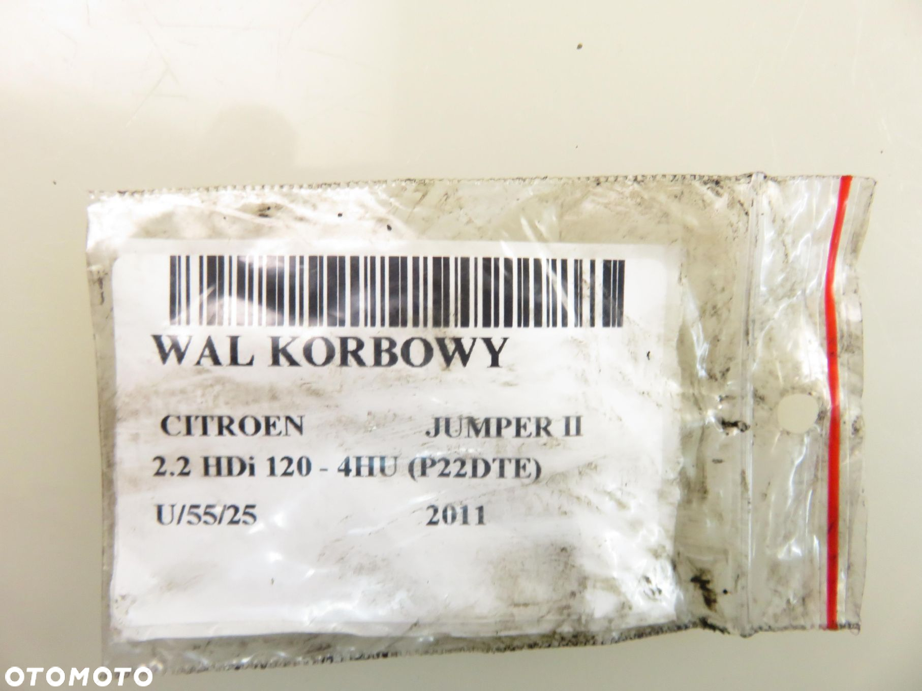 WAŁ KORBOWY CITROEN JUMPER II 2.2 HDi  BK2Q6303AA 4HU (P22DTE) - 13