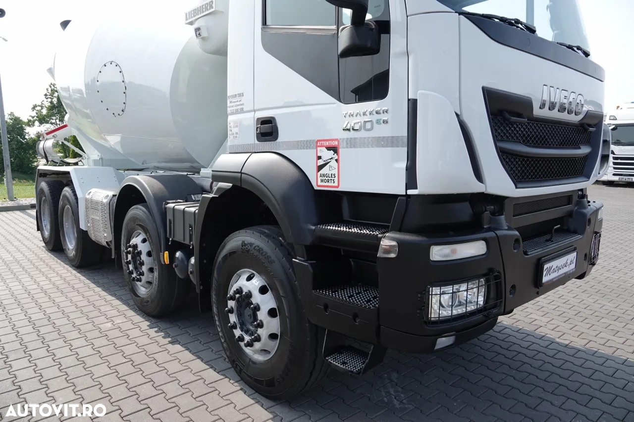 Scania TRAKKER 400 / 8X4 / 9 M3 BETONATOR / LIEBHERR / JANTE ALIE / EURO 6 - 8