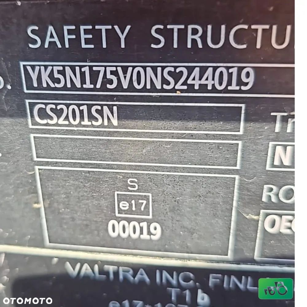 Przedni WOM Przekładnia V63968400 VALTRA N 175 VERSU - 8