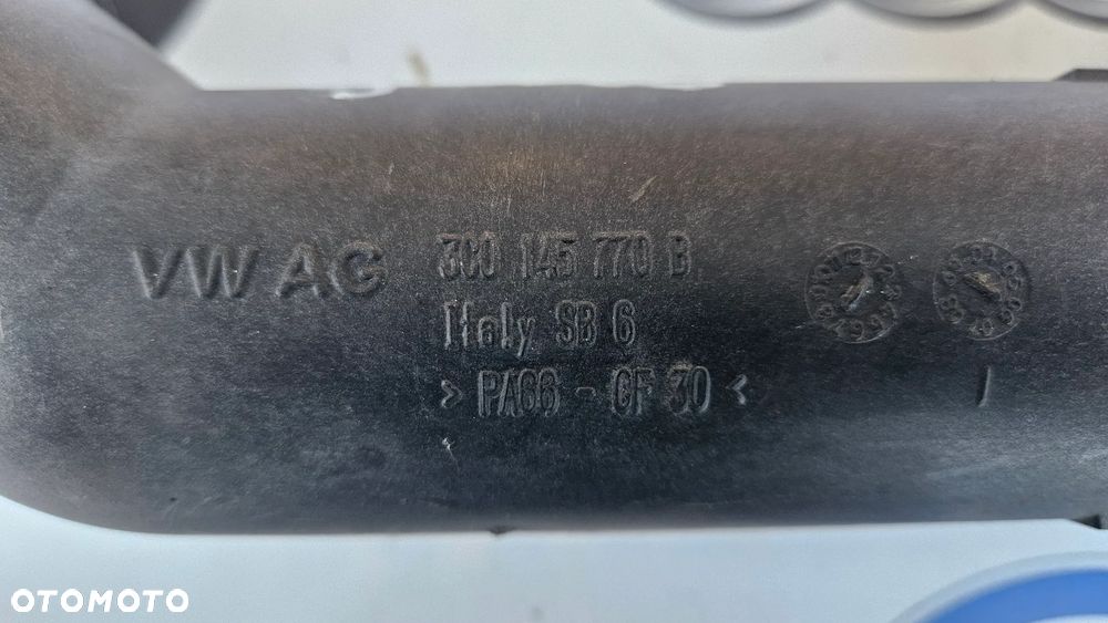 VW Touran 1.9 TDI BLS Rura intercooler Przewód intercoolera Wąż 3C0145770B 3C0145762AM - 5