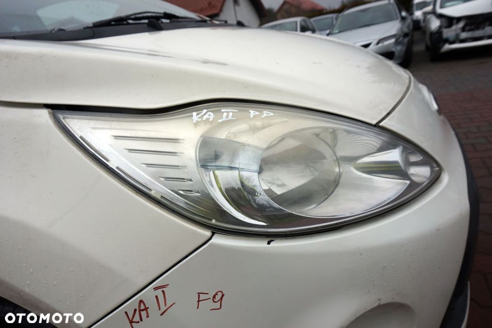 MASKA ZDERZAK BŁOTNIKI LAMPY KA II RU8 F9  FORD 2008-2016 BIAŁY PRZÓD KOMPLETNY - 12