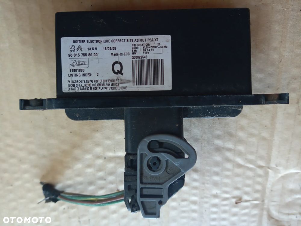 Citroen C5 II III X7 moduł sterownik świateł  9681575580 9651116480